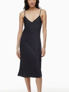 Aritzia | Dresses | Aritzia Cardigan Sweater Dress In Black